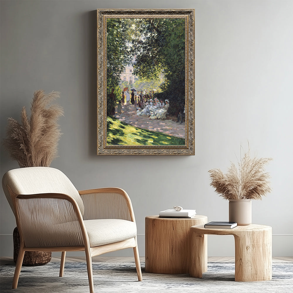 "The Parc Monceau" By Claude Monet