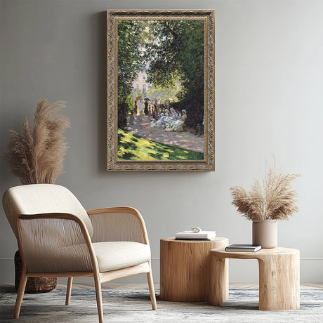 "The Parc Monceau" By Claude Monet