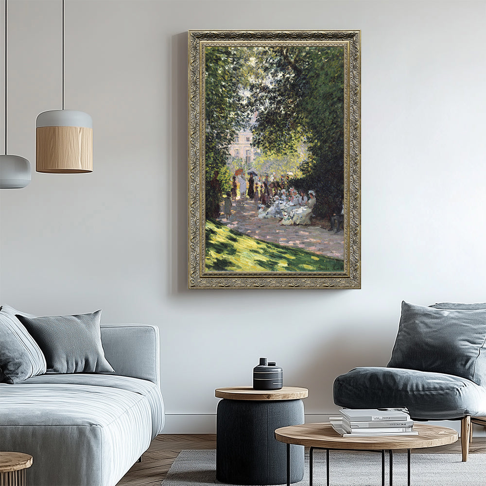 "The Parc Monceau" By Claude Monet