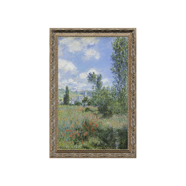 "View of Vétheuil" By Claude Monet