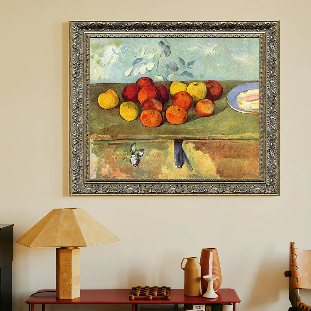 Apples And Biscuits By Paul Cézanne