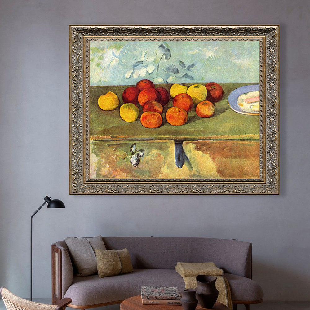 Apples And Biscuits By Paul Cézanne