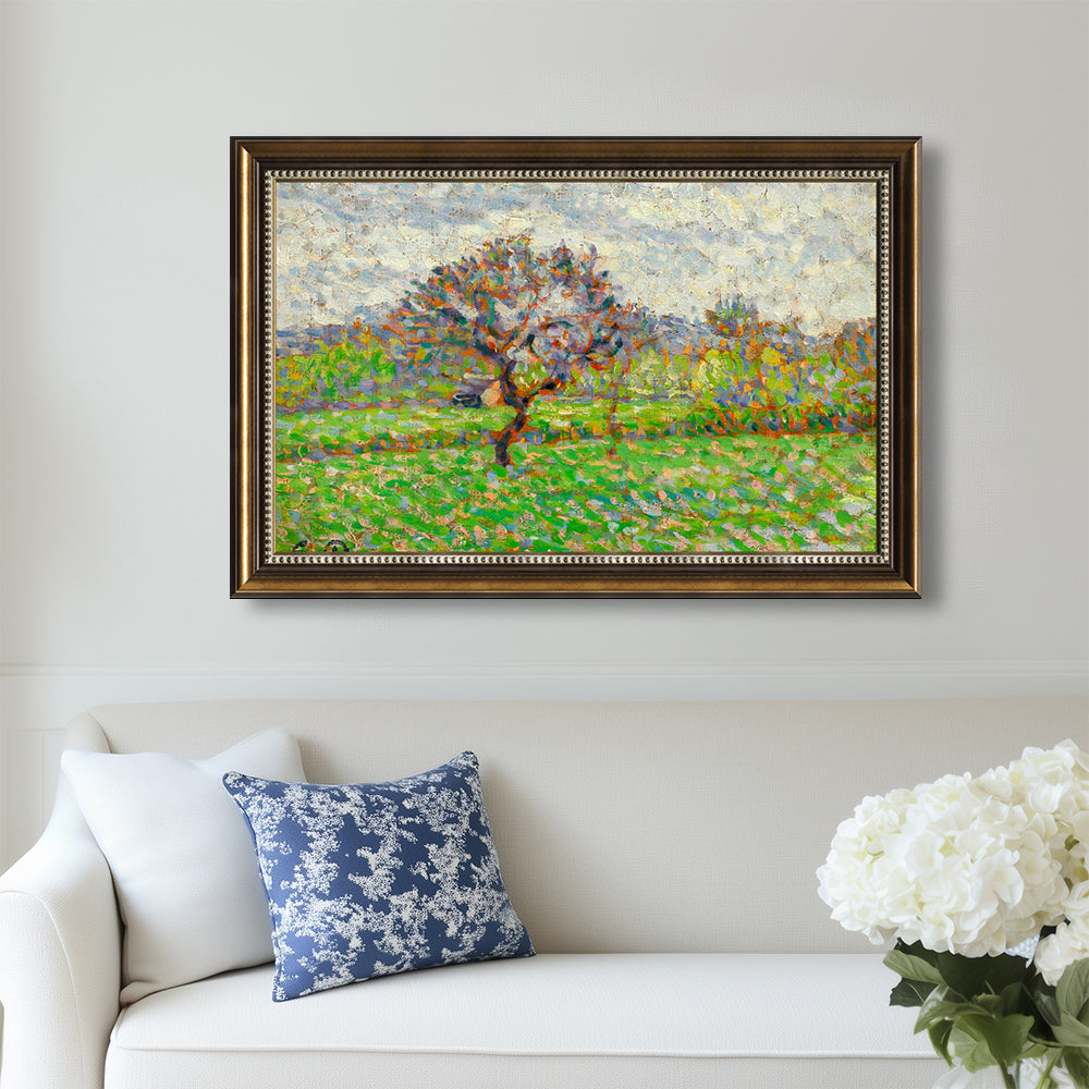 The Orchard At Eragny By Camille Pissarro