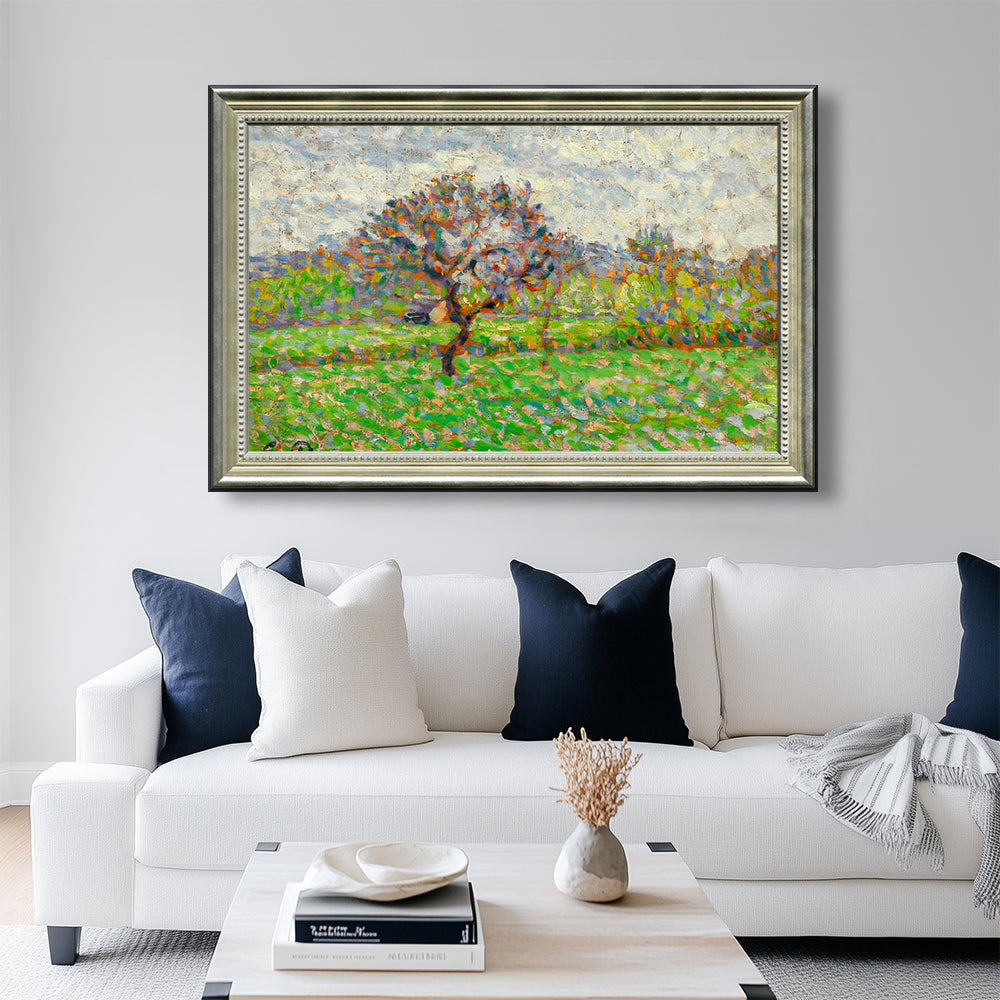 The Orchard At Eragny By Camille Pissarro