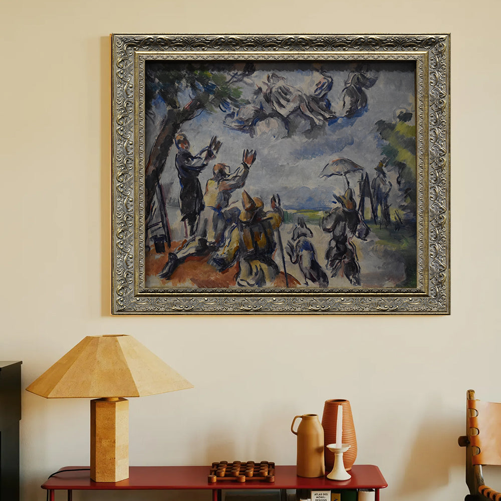 The Apotheosis Of Delacroix By Paul Cézanne