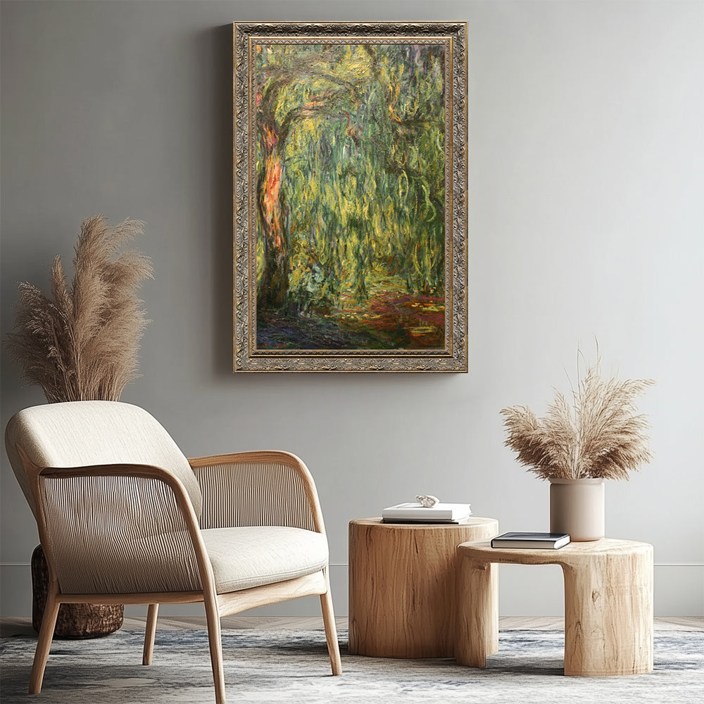"Weeping Willow" By Claude Monet