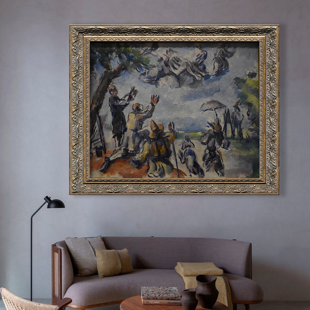 The Apotheosis Of Delacroix By Paul Cézanne