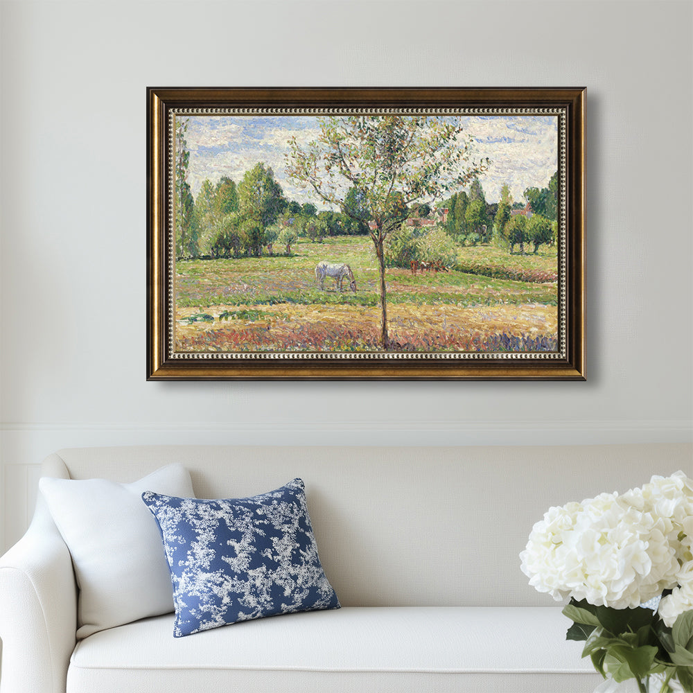 The Meadow With The Grey Horse, Éragny By Camille Pissarro