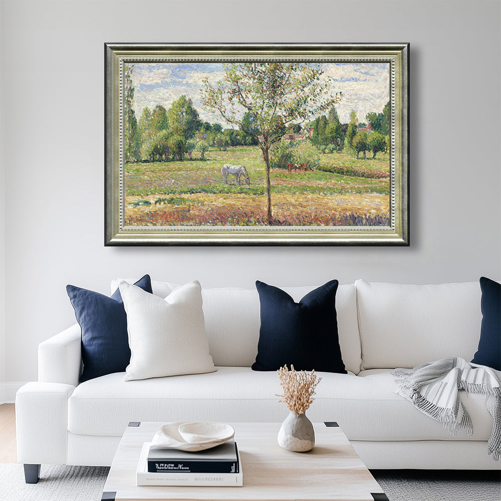 The Meadow With The Grey Horse, Éragny By Camille Pissarro