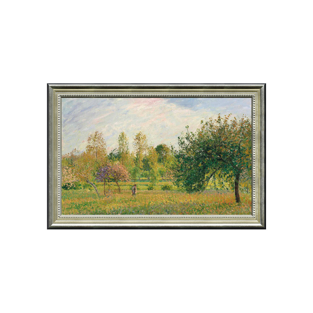 The Orchard At Eragny By Camille Pissarro