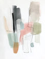 Modern Minimalist - Soft Pastel Design Canvas Wall Art
