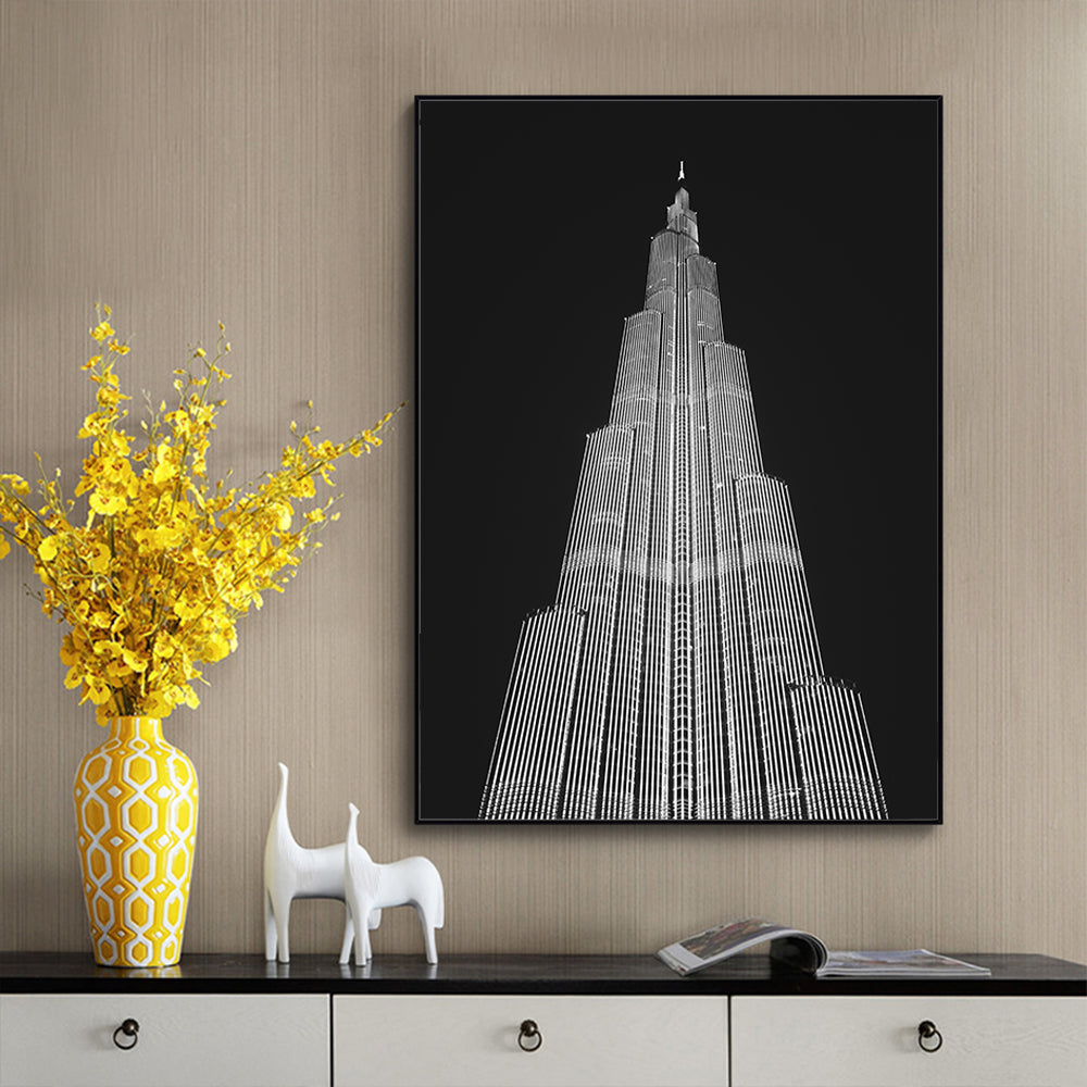 Monochrome Majesty Canvas Wall Art