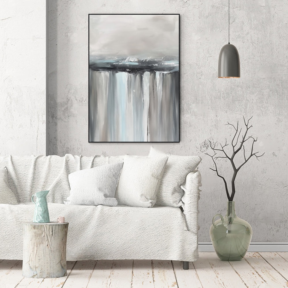 Tranquil Falls Waterfall Canvas Wall Art