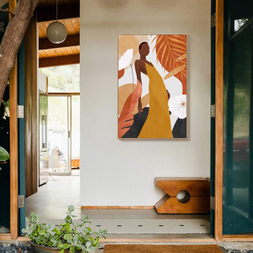 Tropical Elegance Canvas Wall Art