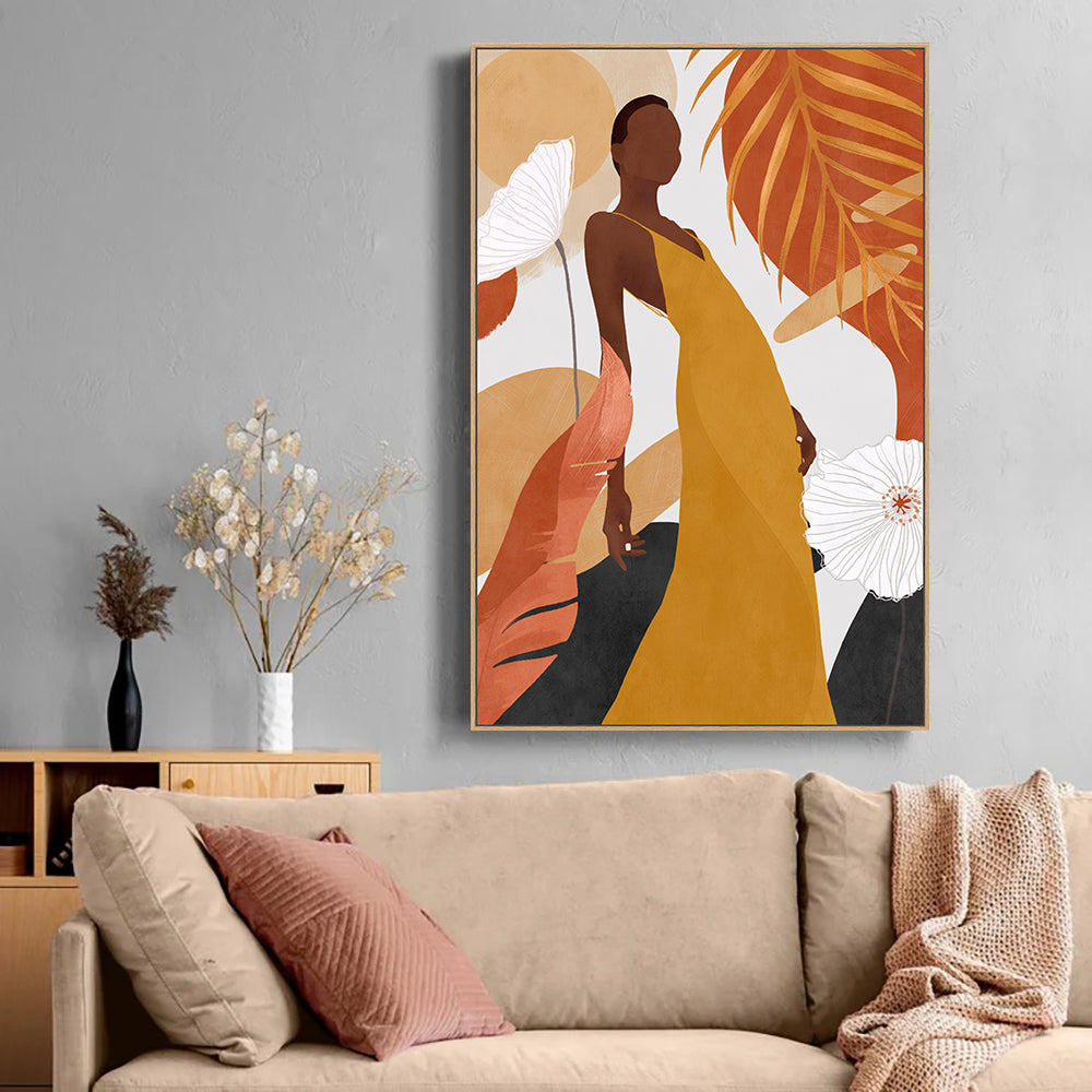 Tropical Elegance Canvas Wall Art