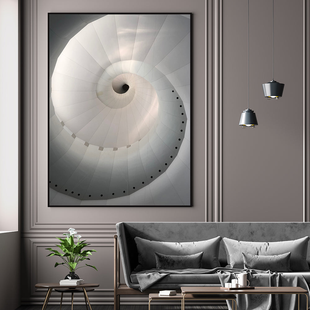 Spiral Elegance Canvas Wall Art