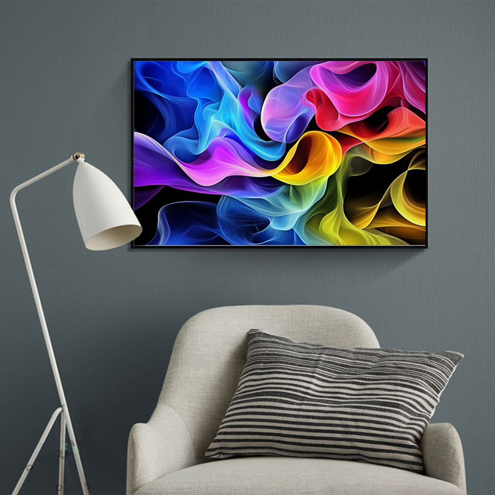 Vivid Waves Of Imagination Canvas Wall Art