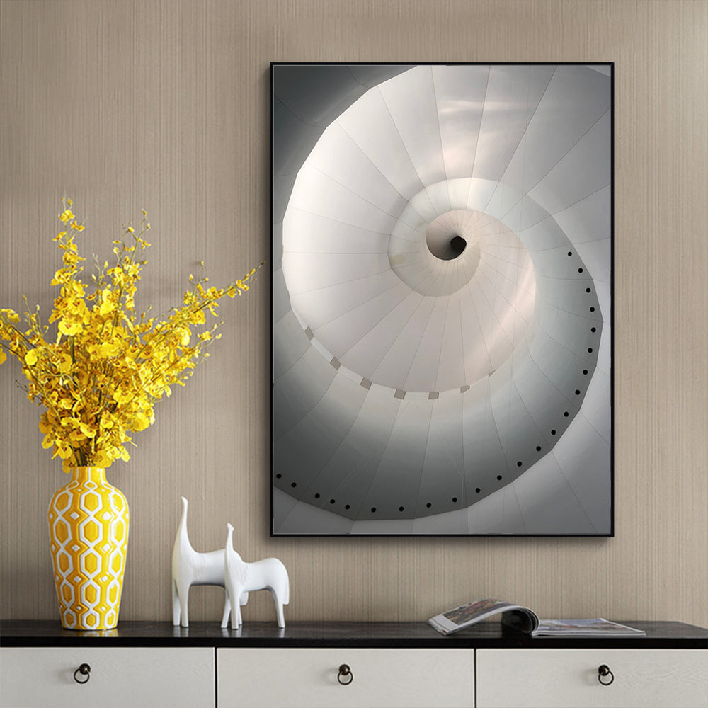 Spiral Elegance Canvas Wall Art