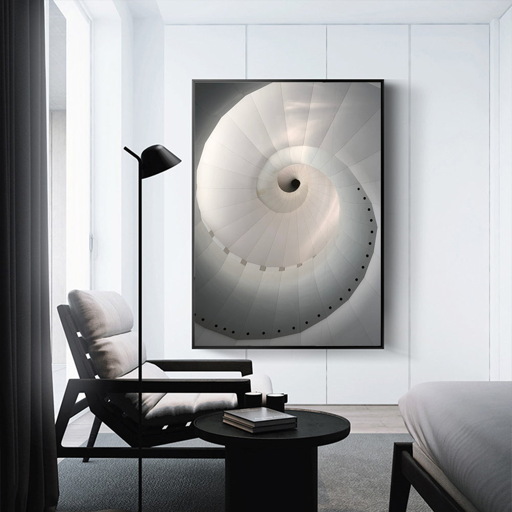 Spiral Elegance Canvas Wall Art