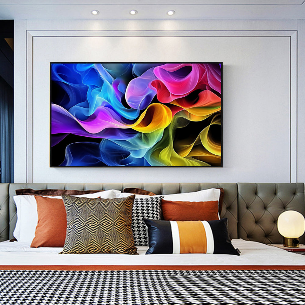 Vivid Waves Of Imagination Canvas Wall Art