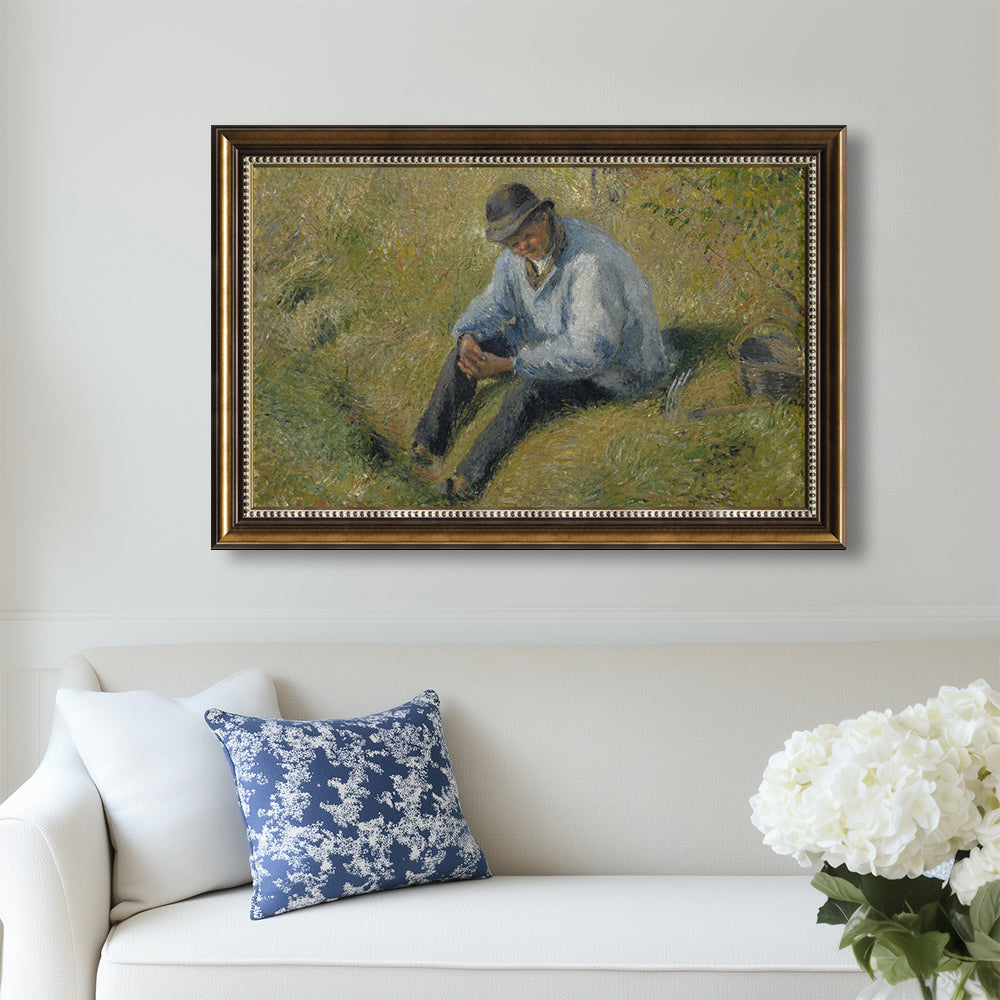 "Le Père Melon Au Repos" By Camille Pissarro