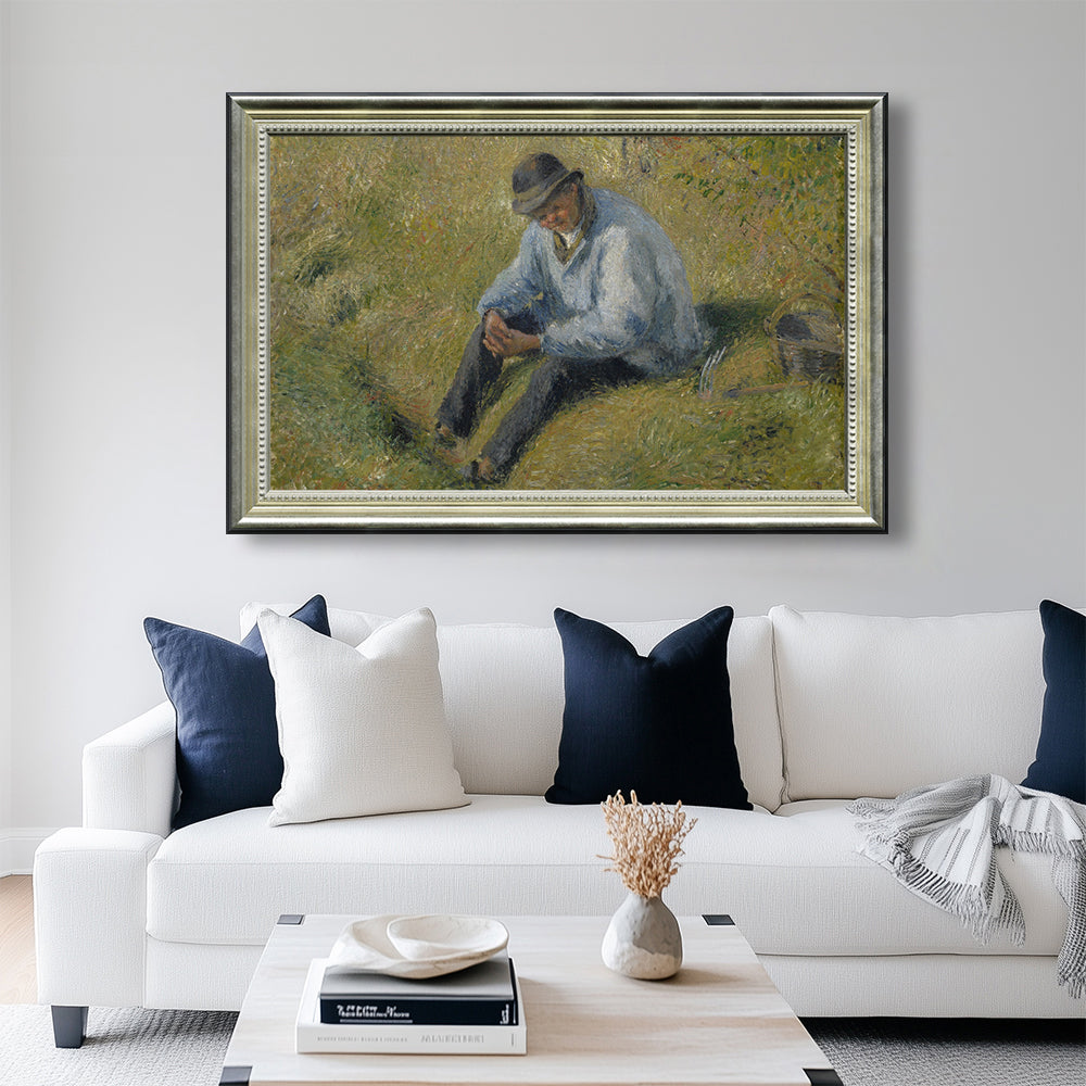 "Le Père Melon Au Repos" By Camille Pissarro