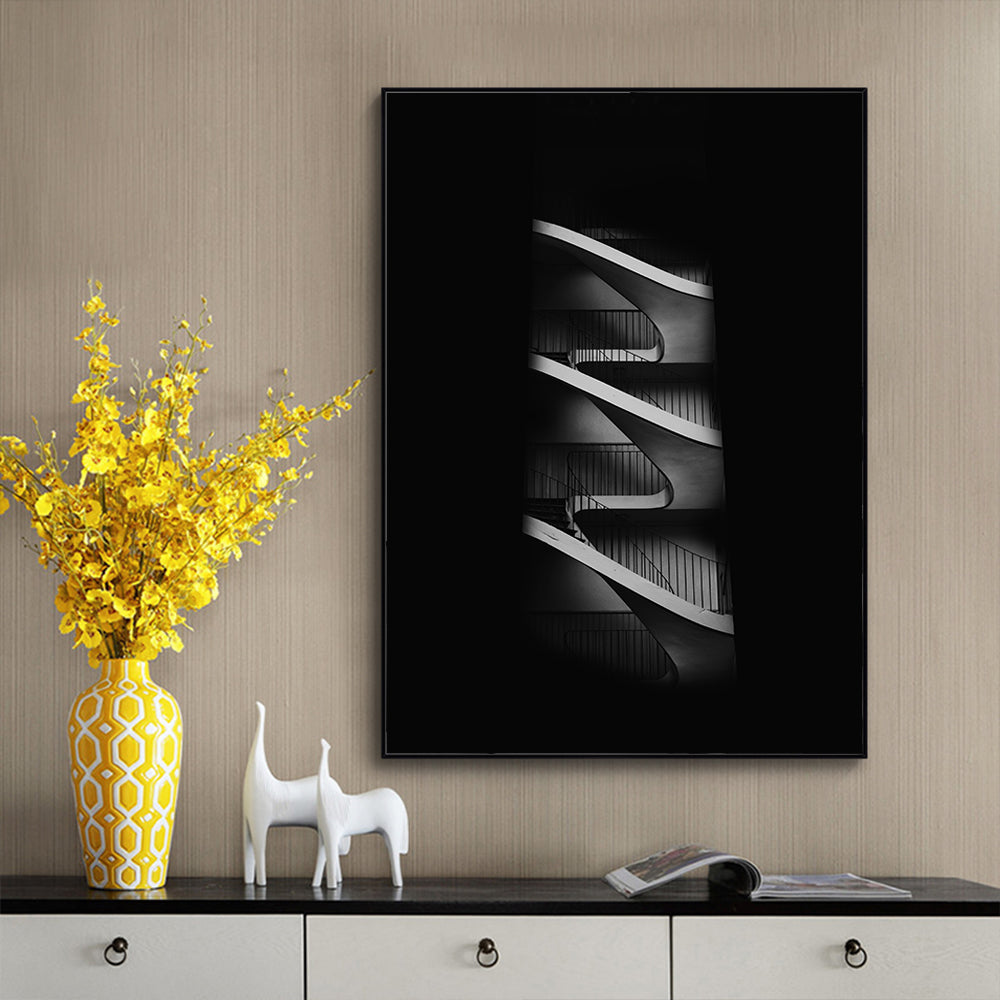 Spiral Flow Canvas Wall Art