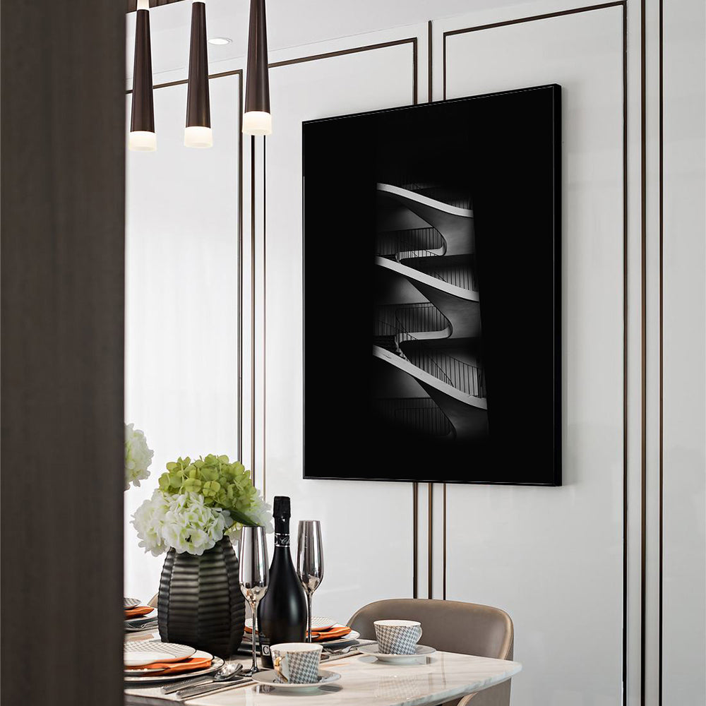 Spiral Flow Canvas Wall Art