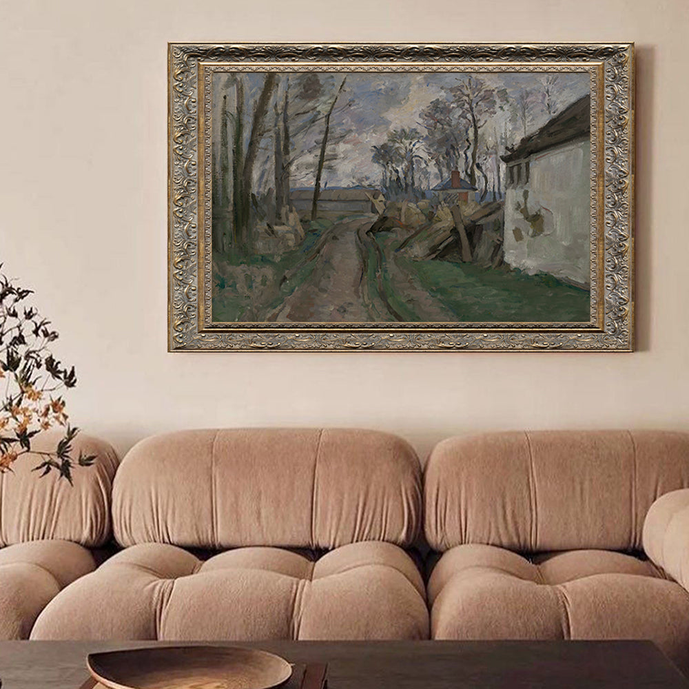 The House With The Cracked Walls By Paul Cézanne