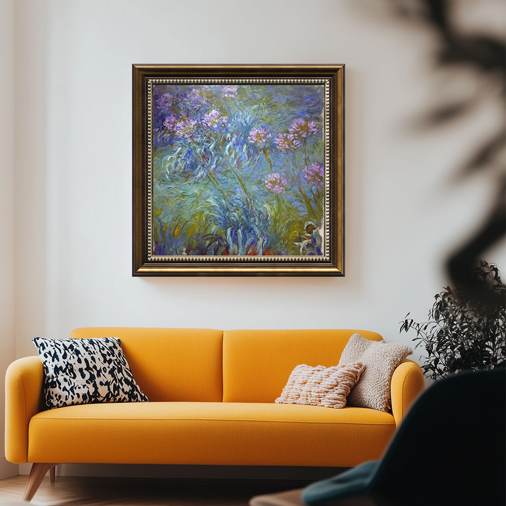 "Agapanthus" By Claude Monet