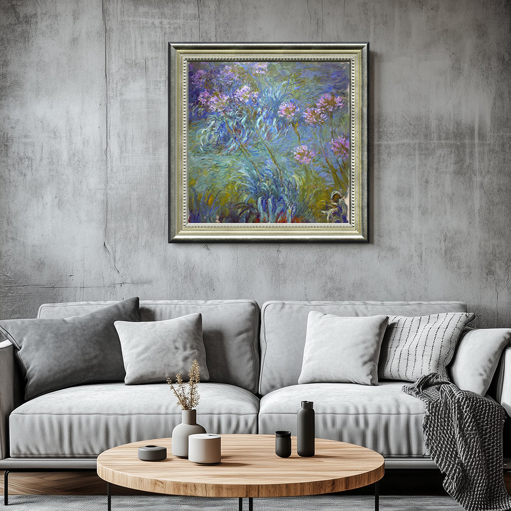 "Agapanthus" By Claude Monet