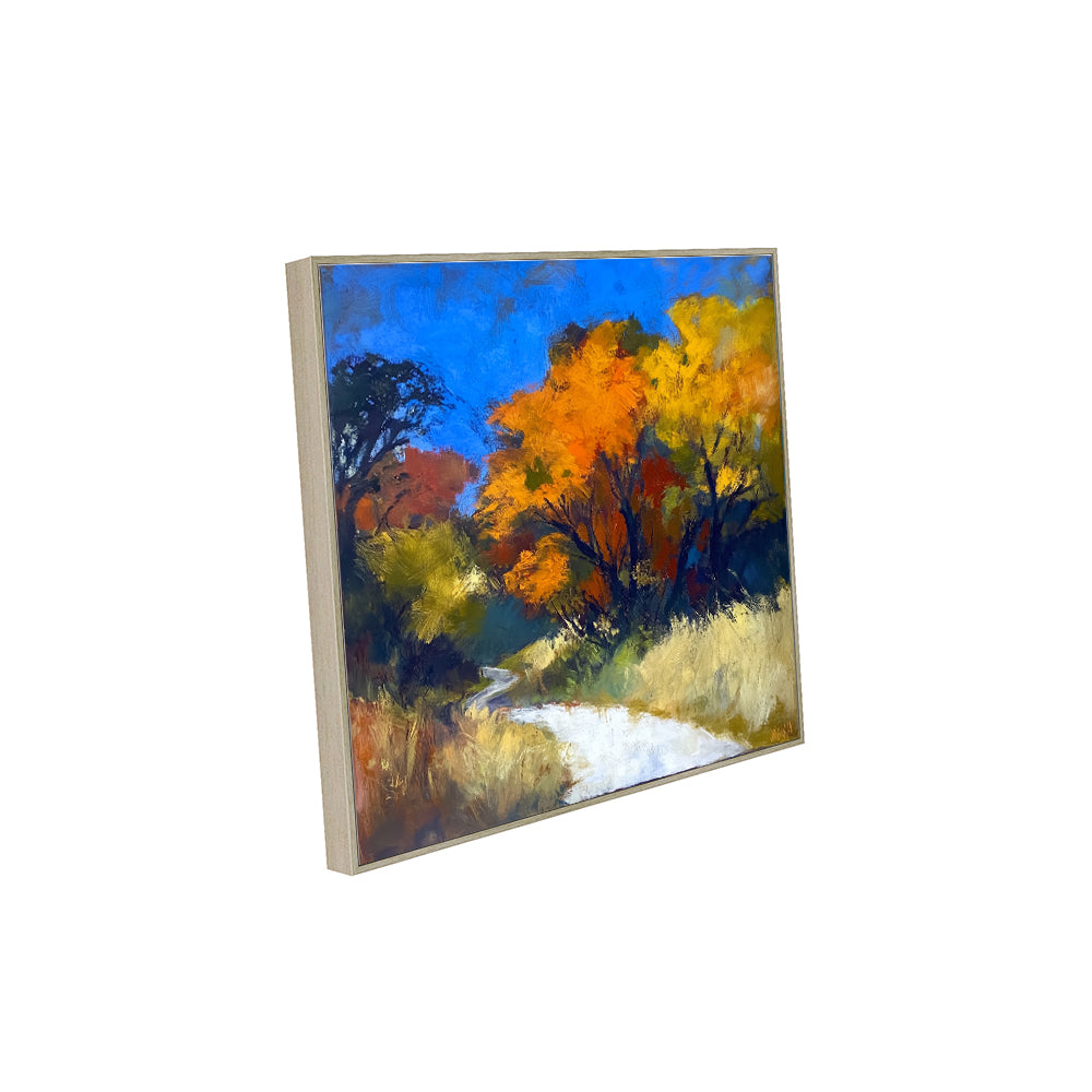 Autumn Pathway Landscape Canvas Wall Art