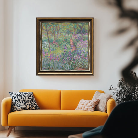 The Artist's Garden at Giverny By Claude Monet