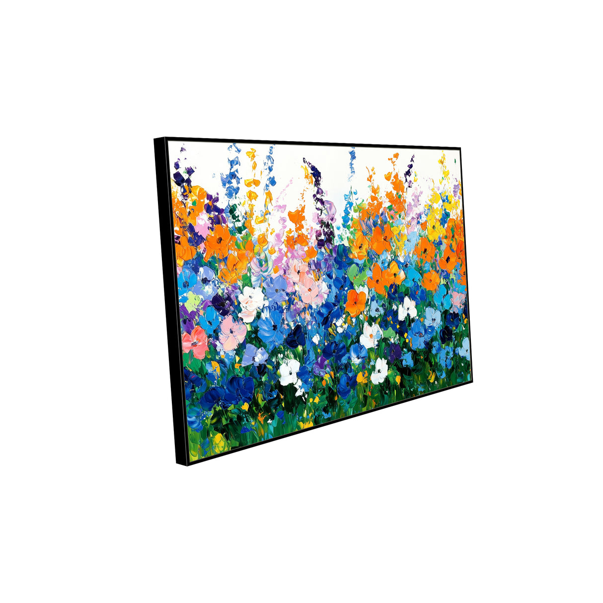 Vibrant Wildflower Canvas Wall Art