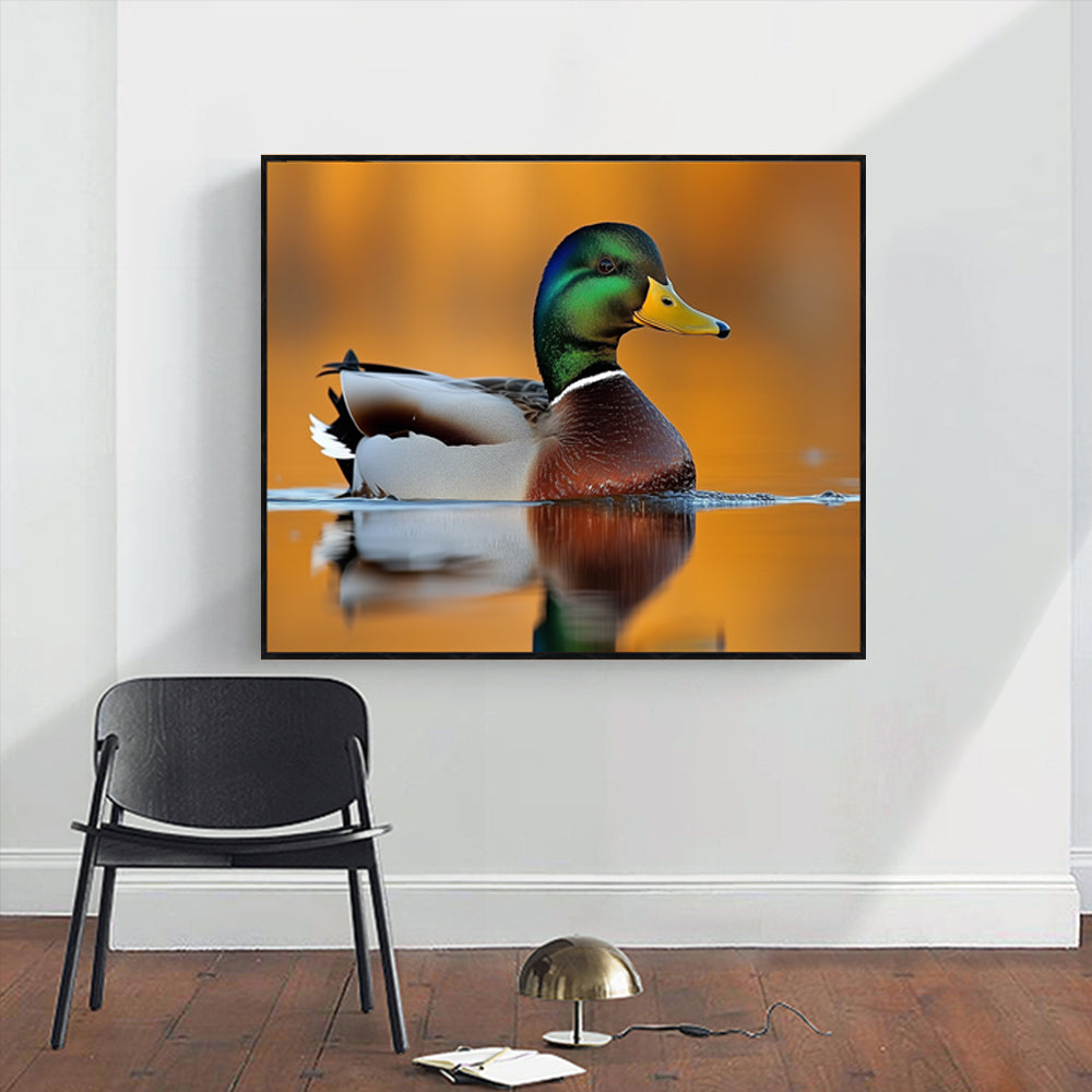 Majestic Mallard Duck Canvas Wall Art