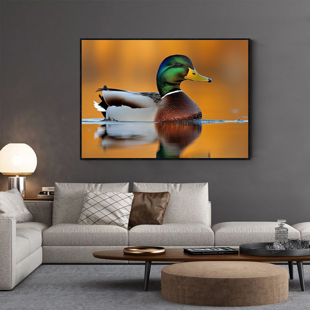 Majestic Mallard Duck Canvas Wall Art