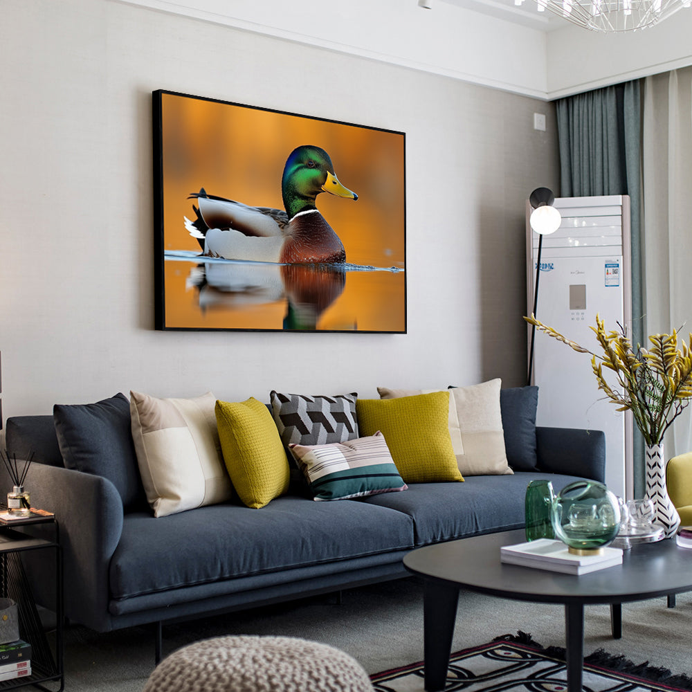 Majestic Mallard Duck Canvas Wall Art