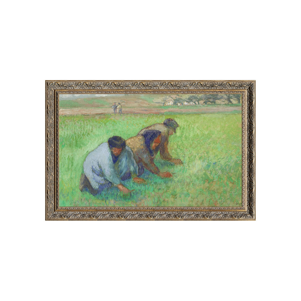 "Les Sarcleurs" (The Weeders) By Camille Pissarro