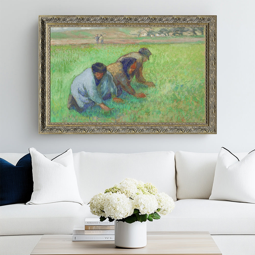 "Les Sarcleurs" (The Weeders) By Camille Pissarro