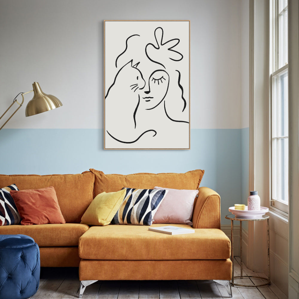 Minimalist Line Art Canvas Wall Art