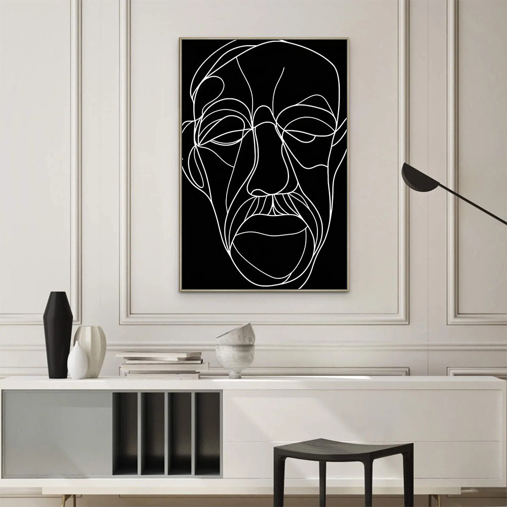 Abstract Line Art Canvas Wall Art