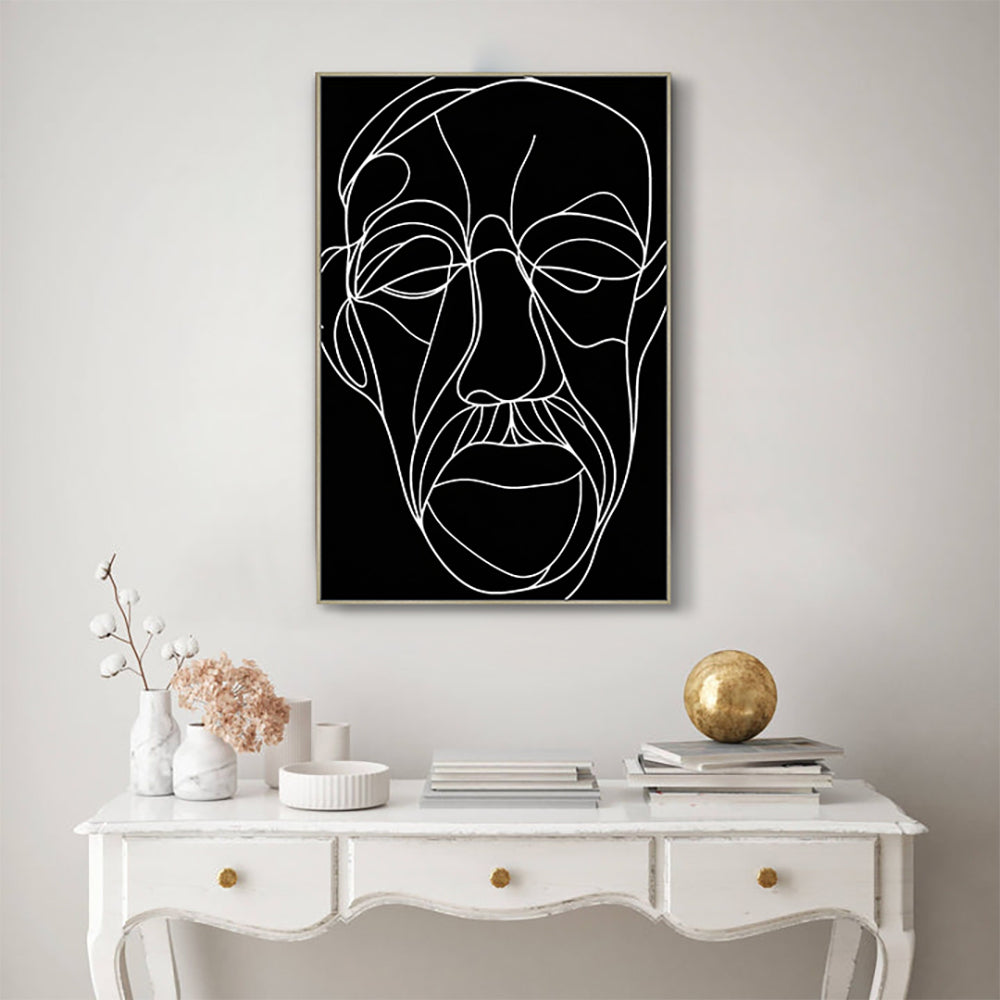 Abstract Line Art Canvas Wall Art