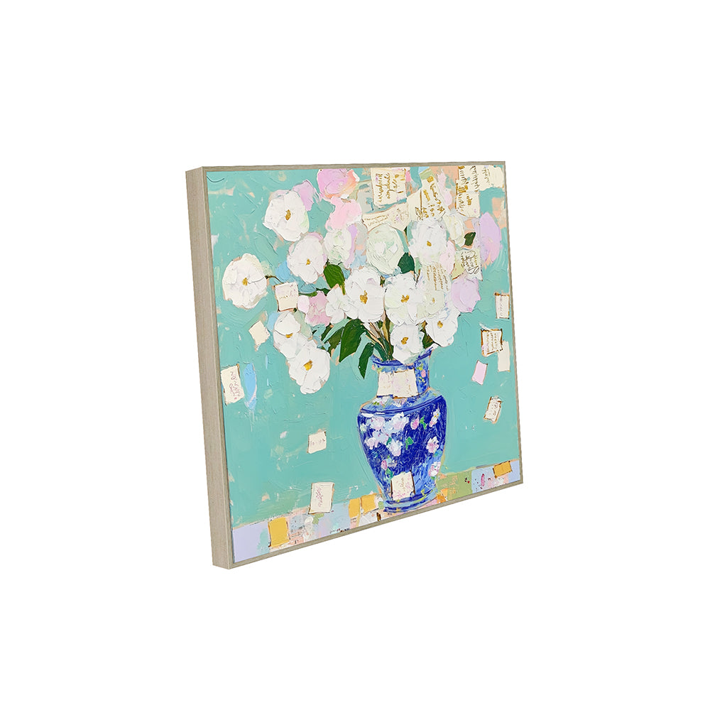 Floral Vase – Vibrant Impressionist Décor Canvas Wall Art