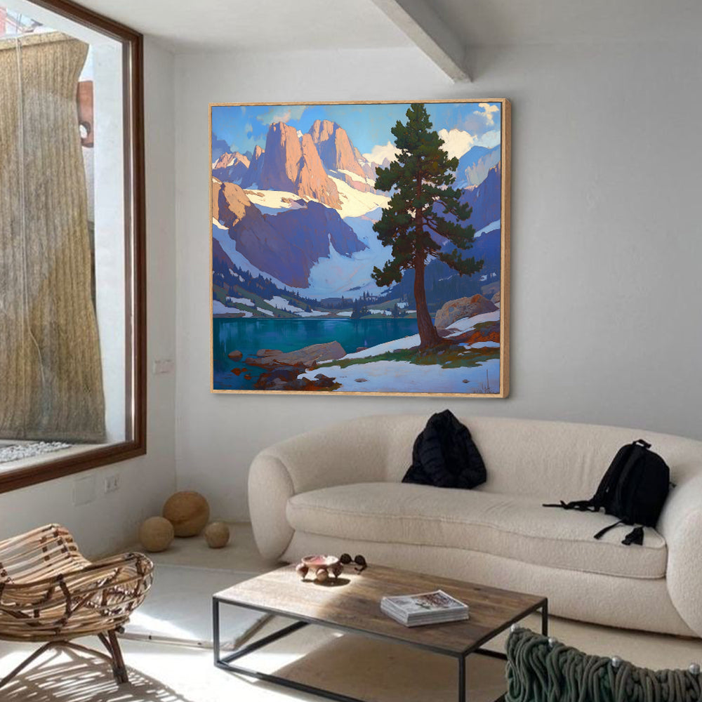 Majestic Mountain Landscape – Nature-Inspired Décor Canvas Wall Art
