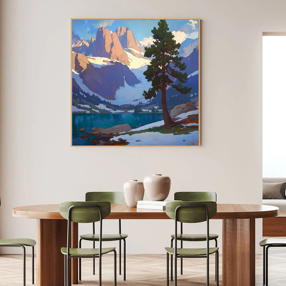 Majestic Mountain Landscape – Nature-Inspired Décor Canvas Wall Art