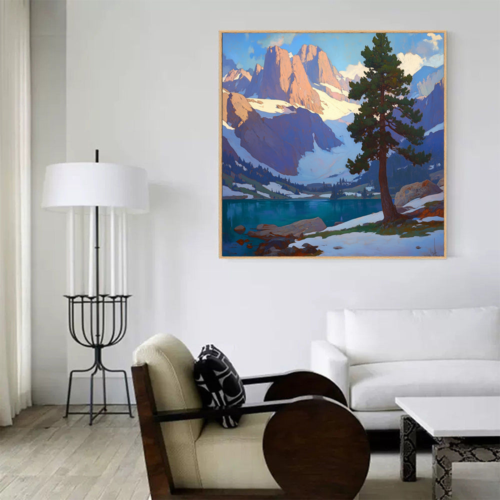Majestic Mountain Landscape – Nature-Inspired Décor Canvas Wall Art