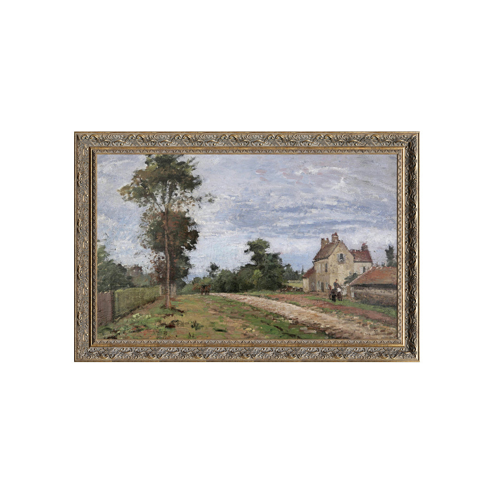 "The House Of Monsieur Musy, Louveciennes" By Camille Pissarro