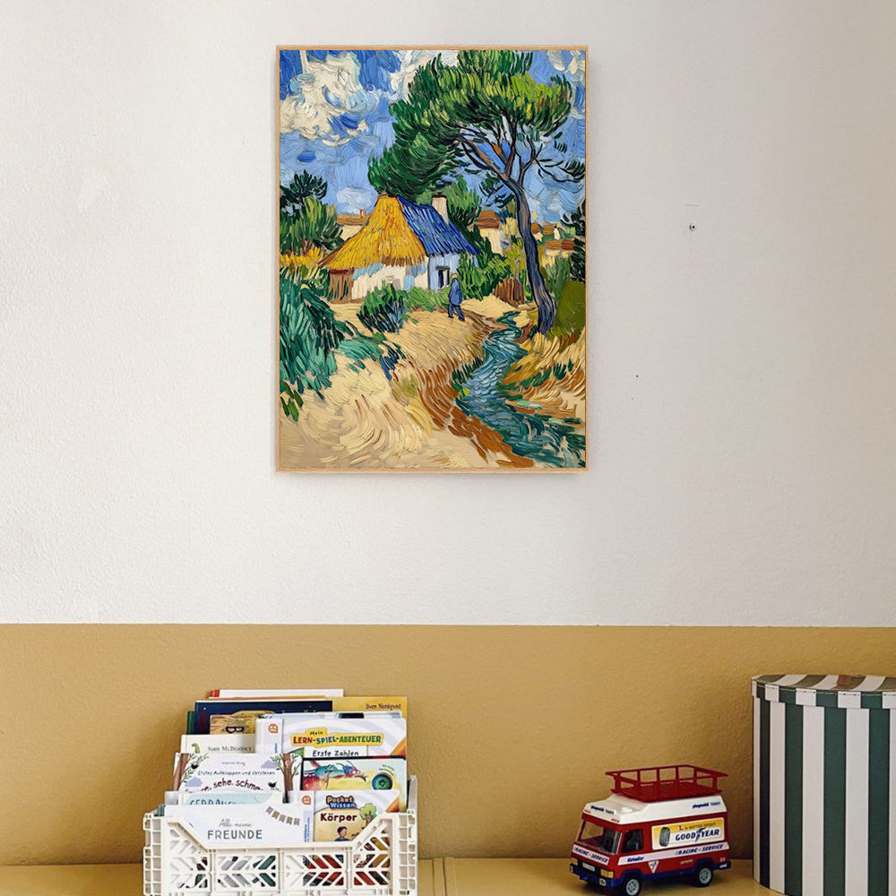 Rustic Countryside - Inspired By Classic Impressionism Canvas Wall Art