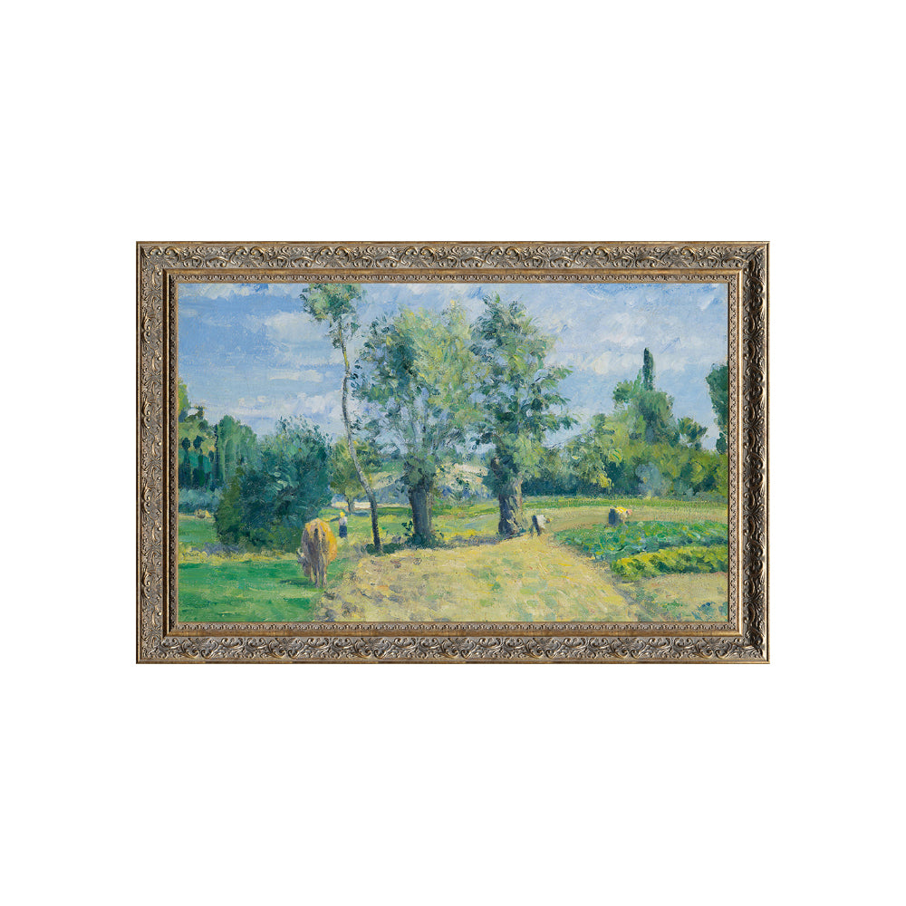 "The Horse In The Meadow" By Camille Pissarro