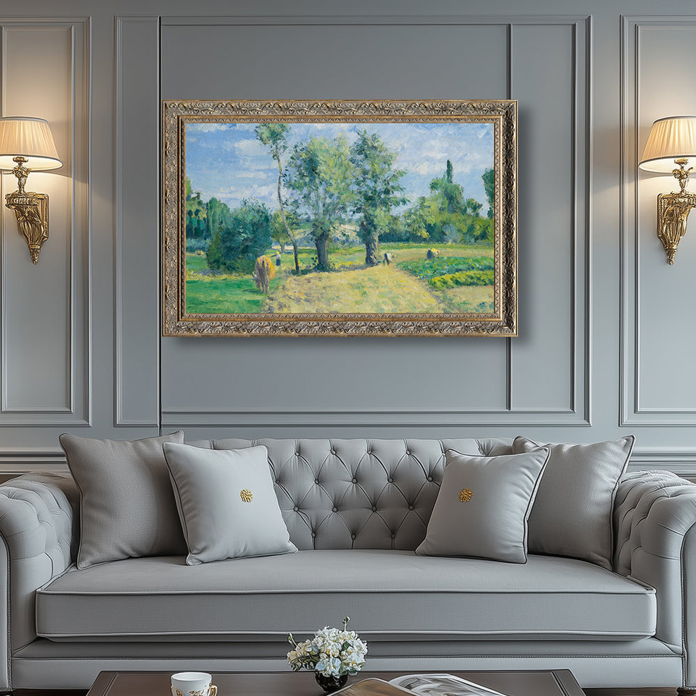 "The Horse In The Meadow" By Camille Pissarro